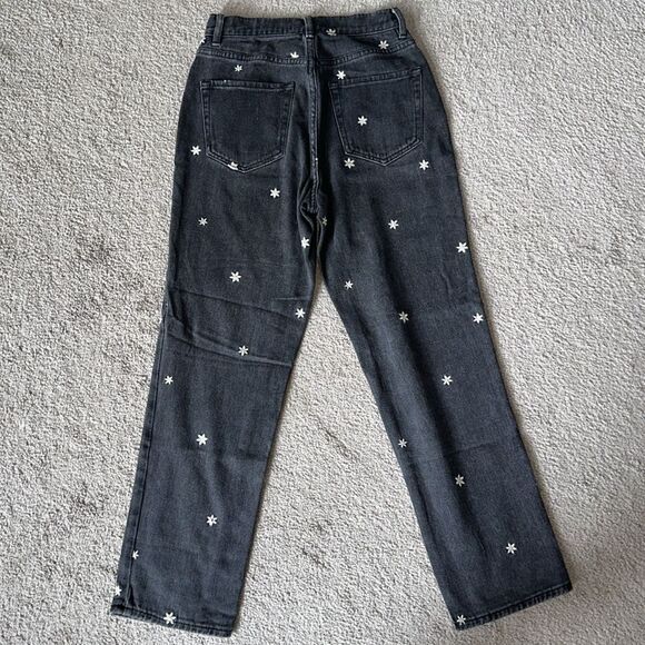 PacSun Women’s High Rise Straight Raining Daisy Jeans! - Picture 12 of 13
